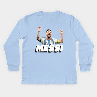 Messi 10 Kids Long Sleeve T-Shirt